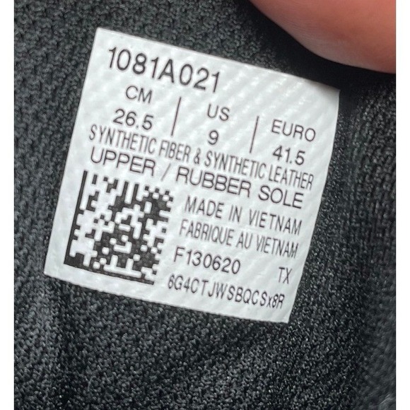 ASICS Mens Wrestling Shoes Black White High Top Size 9 Lightweight Grip - Picture 7 of 10